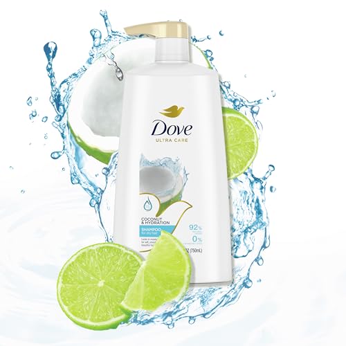 image for Dove Ultra Care Shampoo Coconut and Hydration for Dry Hair Shampoo wit