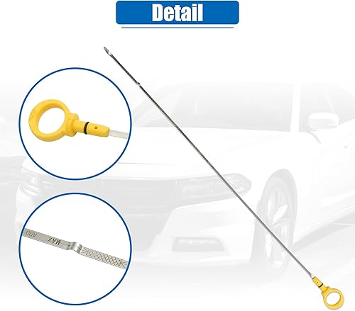 Miniatura 5 de X AUTOHAUX Varilla de medición de aceite de motor de nivel de líquido de aceite de motor para Chrysler 300 Limited S Touring 3.5L V6 - Gas 2010