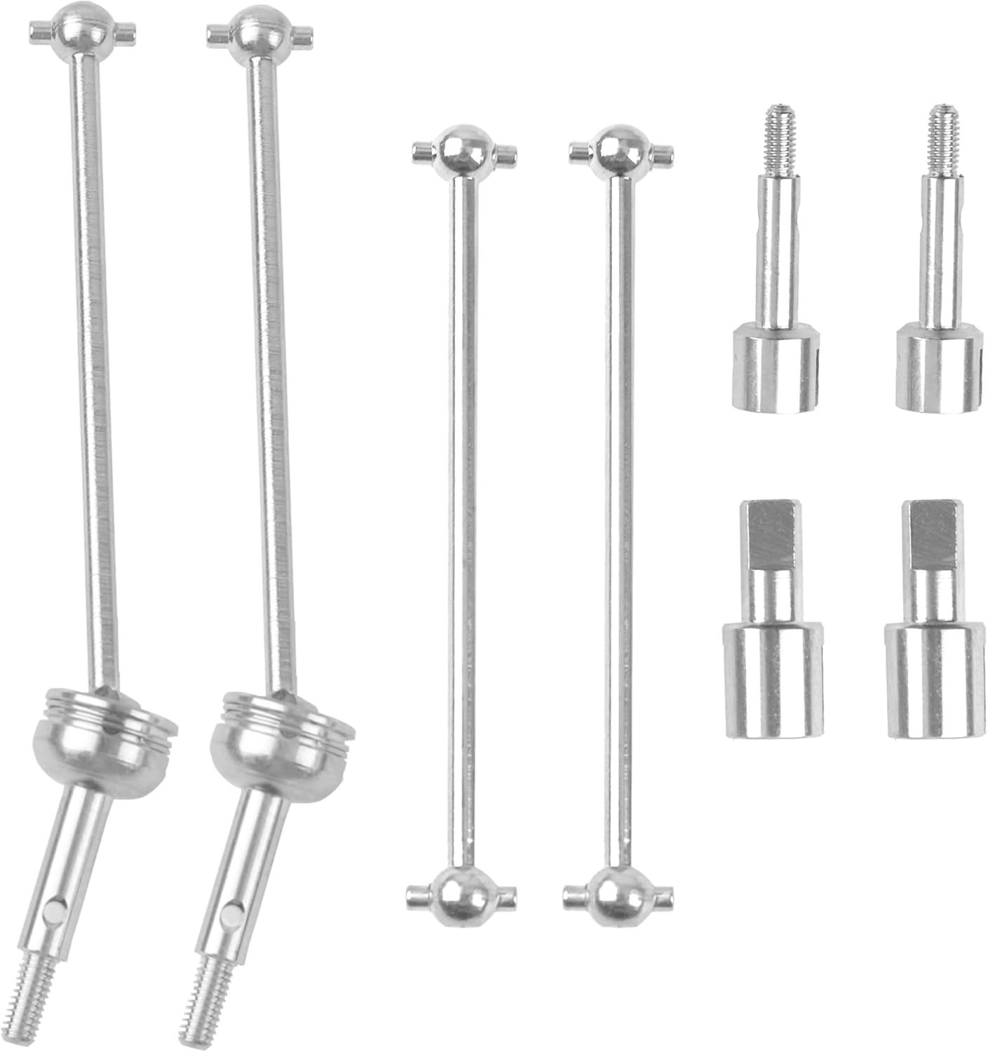 ShareGoo Metal 144001 CVD Drive Shaft Differential Cup Wheel Axle Stub Wheel Shaft Cup Compatible with WLtoys 144001 1/14 RC Car (Silver)