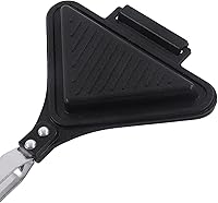 Vista 6 de Sartén doble de aleación de aluminio antiadherente de doble cara para hacer sándwiches para panqueques para sándwiches, panqueques para el hogar