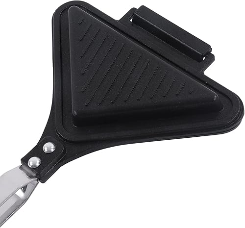 Miniatura 6 de MISNODE Sartén doble de aleación de aluminio antiadherente de doble cara para hacer sándwiches para panqueques para sándwiches, panqueques para el