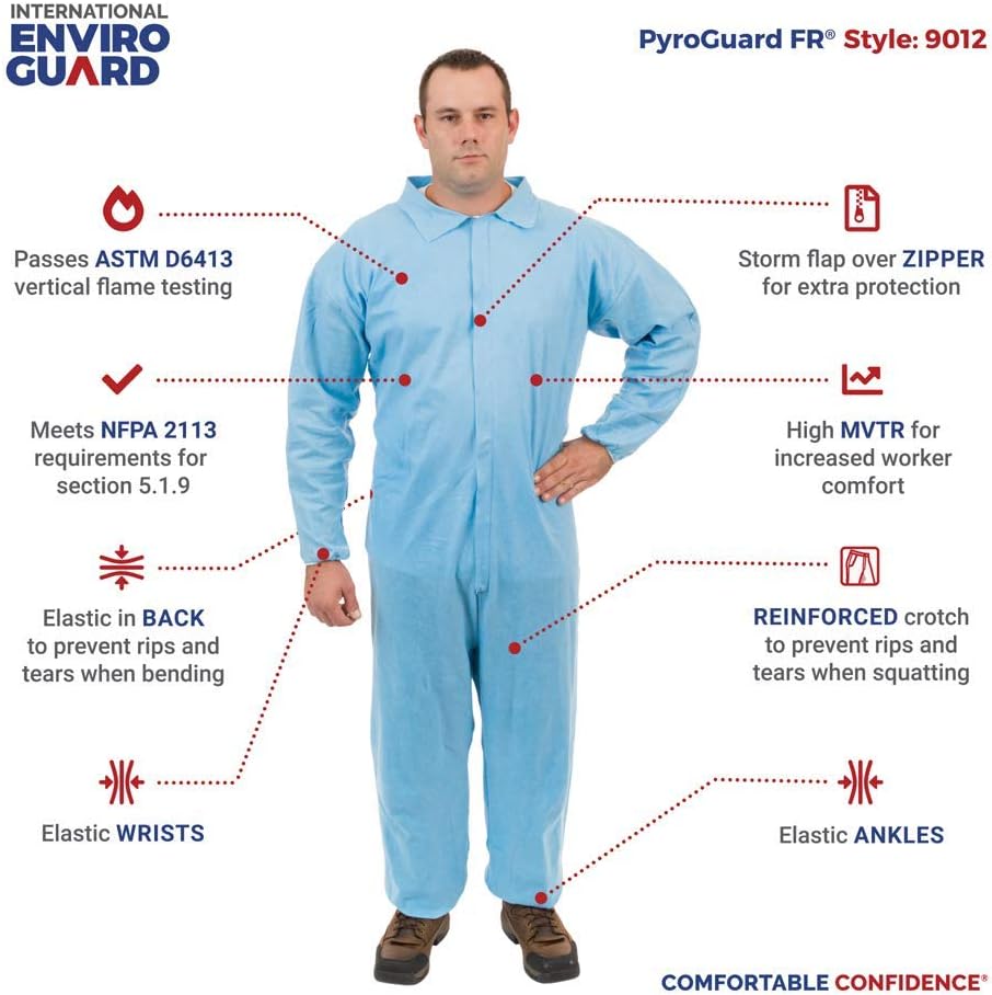Outerlayer Disposable Coverall with Elastic Wrist and Open Ankle