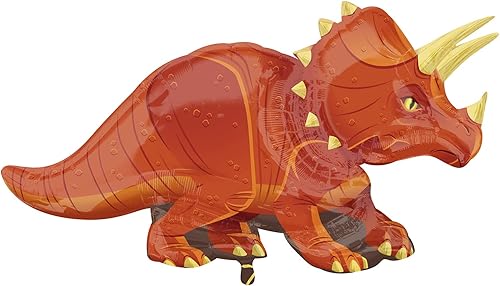 Anagram Amscan 3224901 - Globos de papel de aluminio con forma de Triceratops (42 x 24 pulgadas)