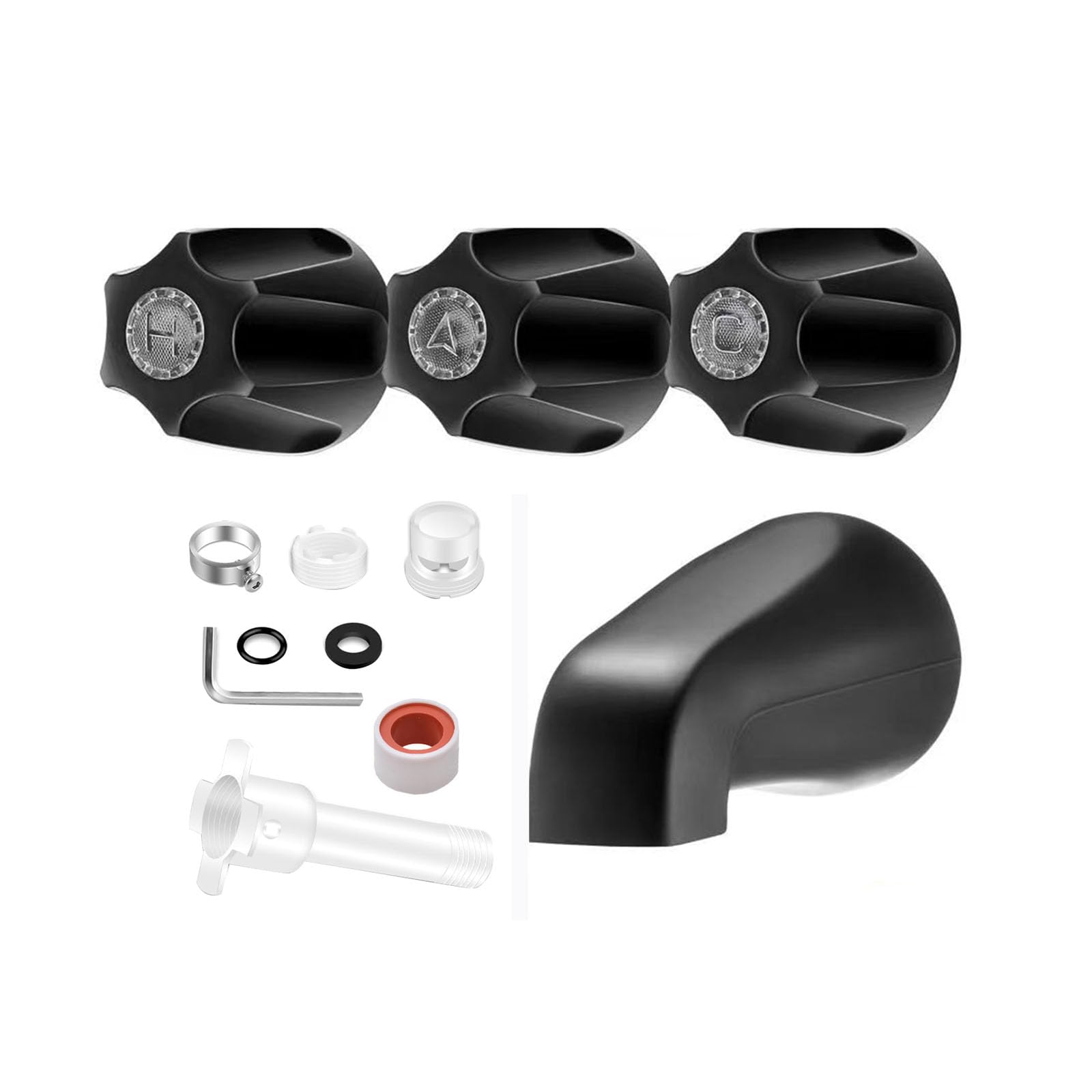 Msioytog Y Efficienc Concealed Bathtub Faucet Downspout For Fast Water Flows Space Saving And Eas Installation In Bathrooms Conceals Bath