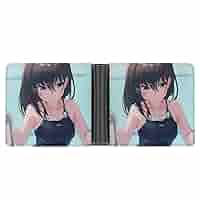 Amazon.co.jp: [ZAWR] 財布 二つ折り財布 オタクアニメ 水着 美