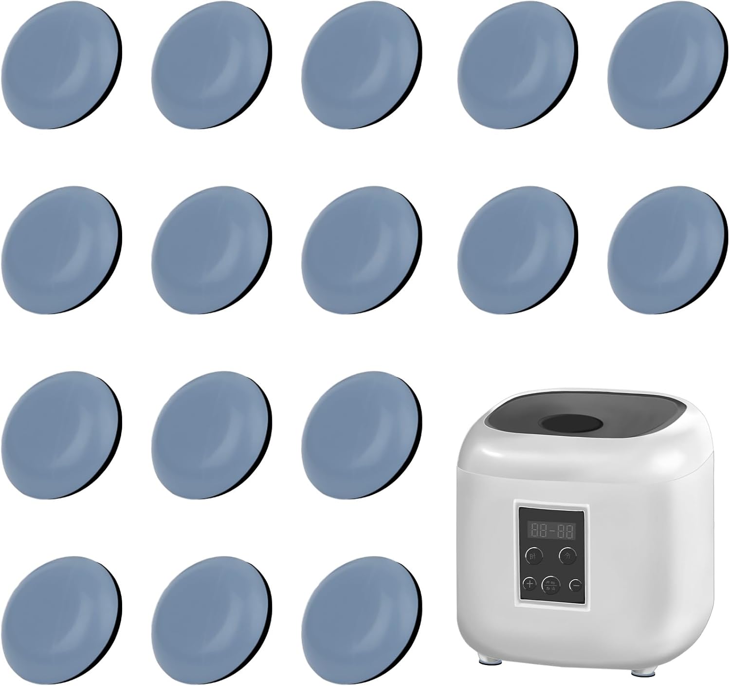 16pcs Kitchen Appliance Sliders, Self Adhesive Kitchen Appliance Sliders Furniture Sliders for Appliances Most Countertop Coffee Makers Air Fryers Pressure Cookers Deep Fryers(25mm)