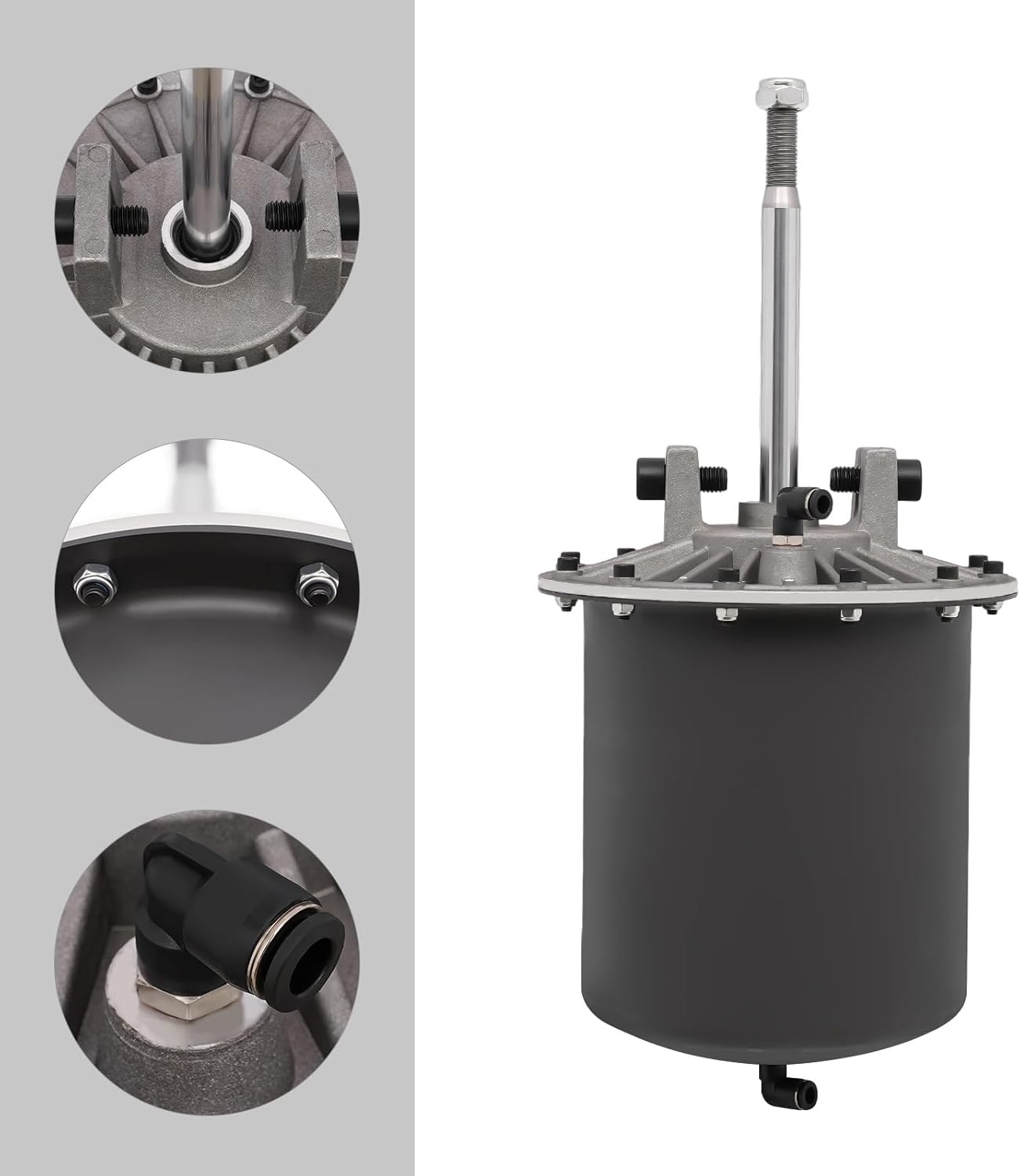 Tire Changer Bead Breaker Cylinder, Aluminum & Iron Air Cylinder with M14 Thread for Automotive Repair Shops, Heavy-Duty Tire Machines