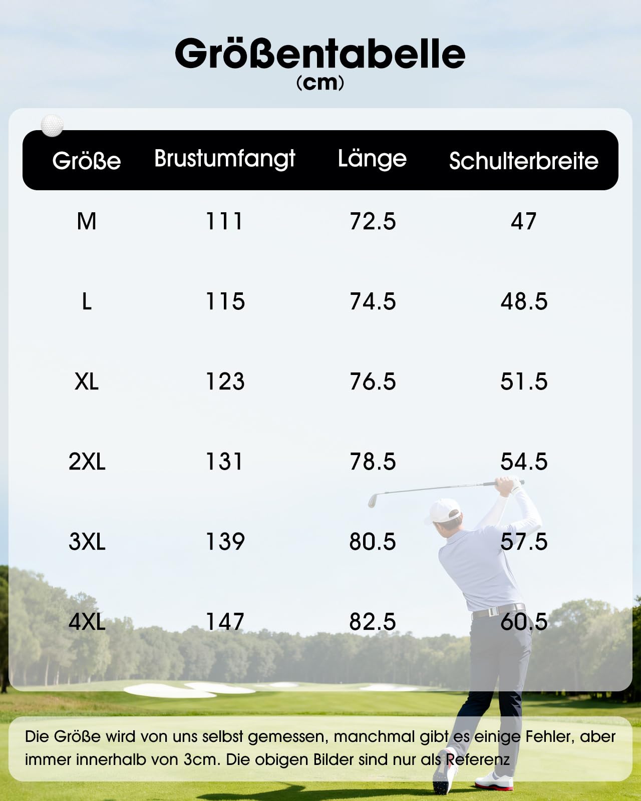 HMIYA Poloshirt Herren Kurzarm Atmungsaktiv Hemd Männer Golf Sommer T-Shirt