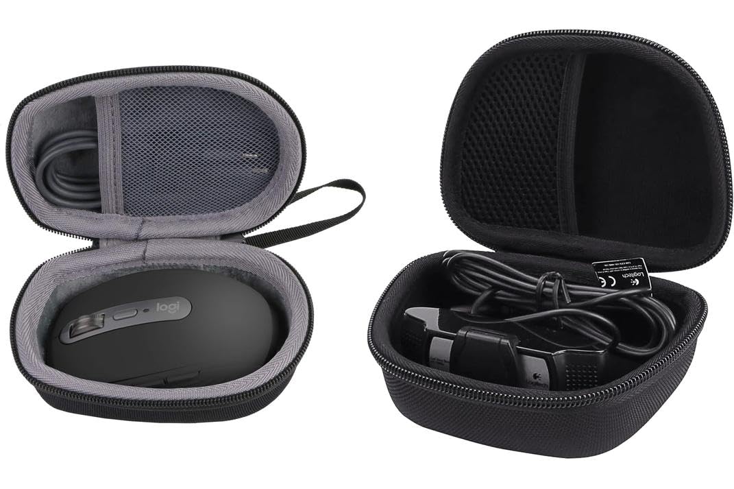 Caja bolsa protectora para ratón Logitech MX Anywhere 3 y cámara web HD Pro 8