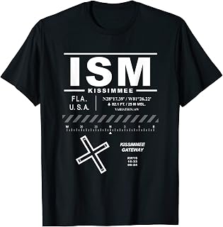 Kissimmee Gateway Airport Florida ISM T-Shirt
