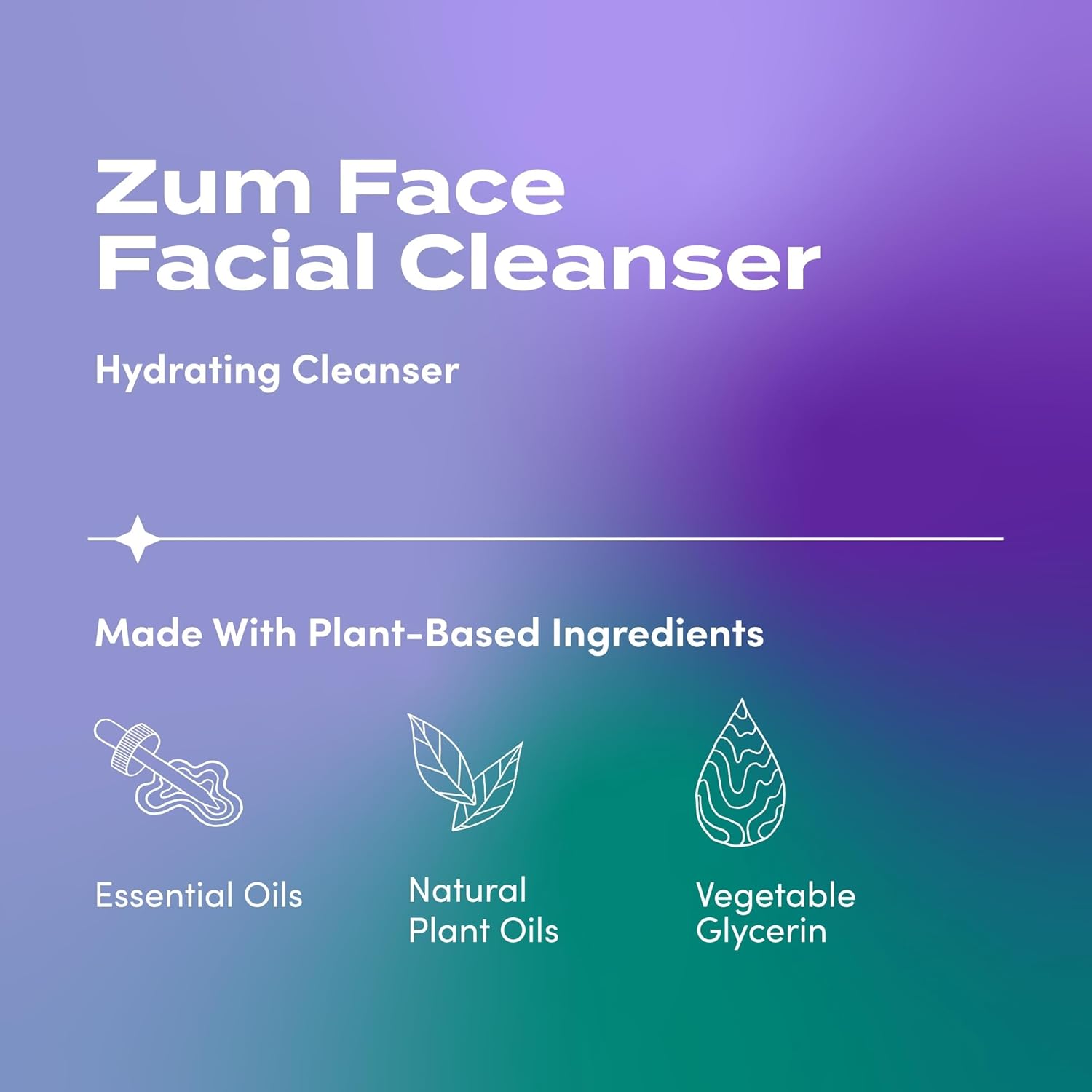 Indigo Wild Zum Face Gentle Facial Cleanser – Natural Skincare with Coconut, Olive & Jojoba Oil – Lemon & Geranium Scent – 8 fl oz - Image 2