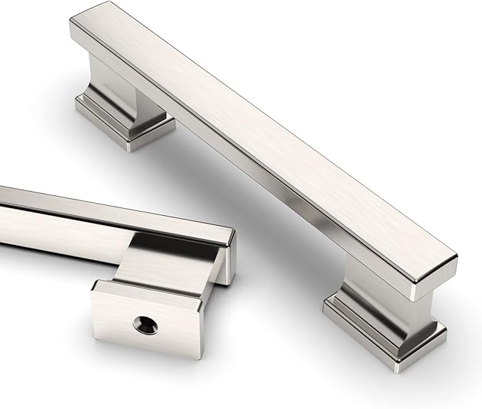 Asidrama 10 Pack 3.75 Inch(96mm) Brushed Satin Nickel Kitchen