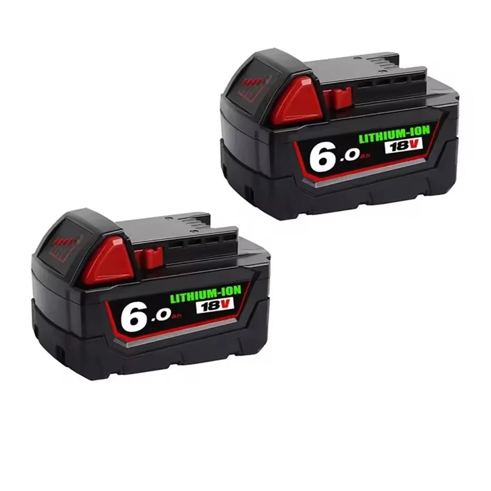 18V Kompatybilny z Milwaukee M18 M18B6 18V XC 12Ah 6Ah Akumulator litowo-jonowy 48-11-1860 /Ładowarka Akumulator wielokrotnego ładowania(VVT1)