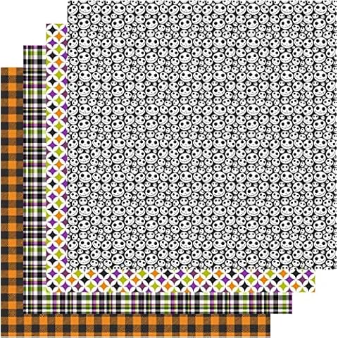 Halloween Printed Vinyl, Halloween Pattern Vinyl, Pattern Vinyl Sheets, Adhesive, 4-12"x12" Bundle (Bundle 3) Cover