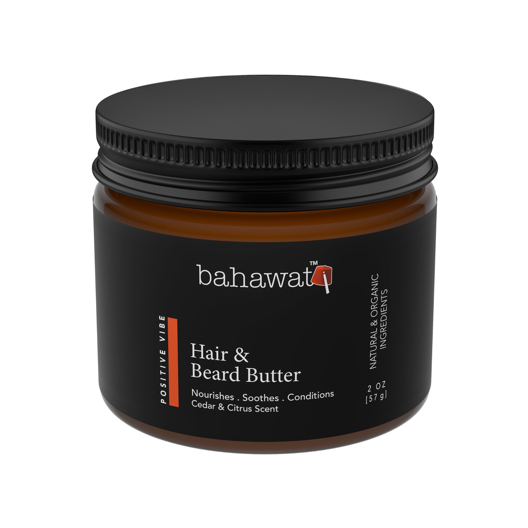 Hair & Beard Butter- Cedar & Citrus - Strengthen & Soften –Natural Ingredients | The Best Beard Butter - 2 oz.