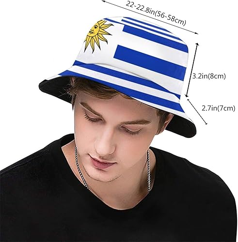 Vista 64 de KiuLoam Sombreros de pescador unisex con bandera, sombreros de pescador plegables para exteriores, verano, viajes, senderismo, playa, gorras