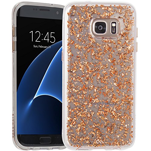 Case-Mate Cell Phone Case for Samsung Galaxy S7 Edge - Retail Packaging - Rose Gold