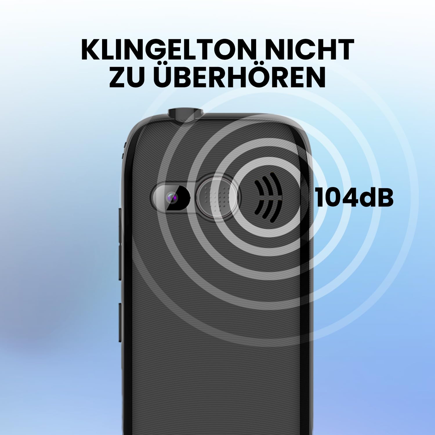 SPC Fortune 2 Max – 4G Seniorenhandy | Kratzfestes 2,4-Zoll-XL-Display, große Tasten | 104-dB-Klingelton, Ladestation | SOS-Taste, Ice-Profil, Fernkonfiguration | Akku mit bis zu 7 Tagen Laufzeit