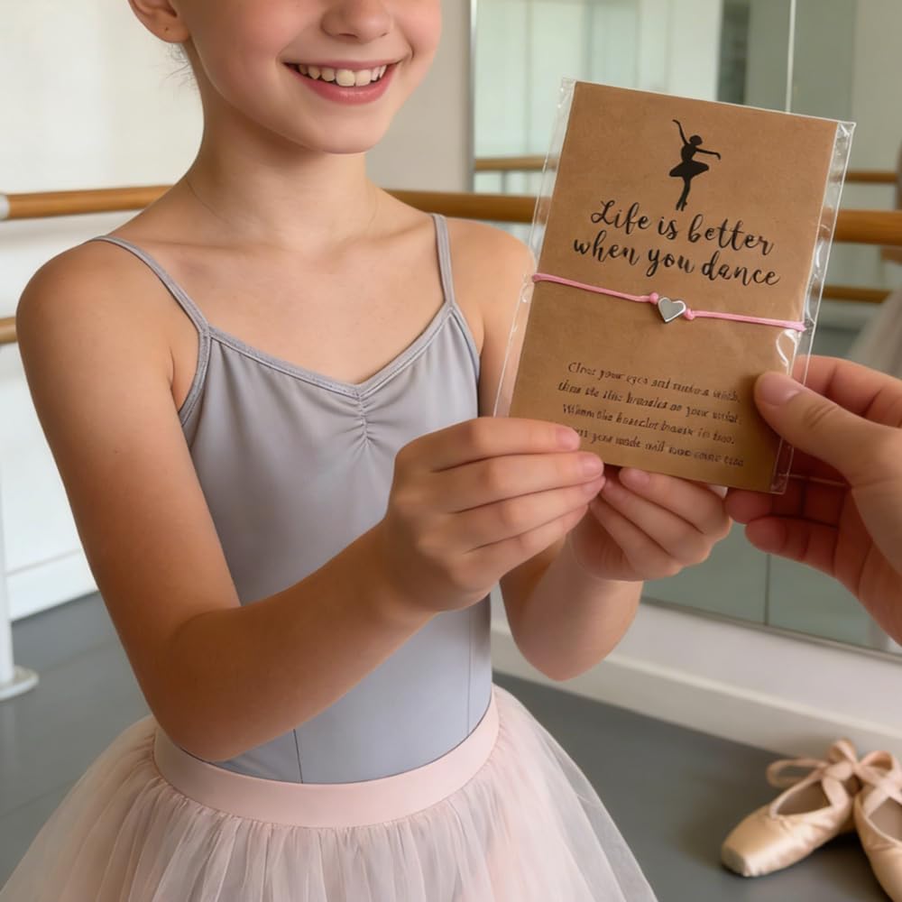 Lemua Dance Bracelet Gifts Ballet Bracelet Jewelry for Granddaughter Daughter Niece