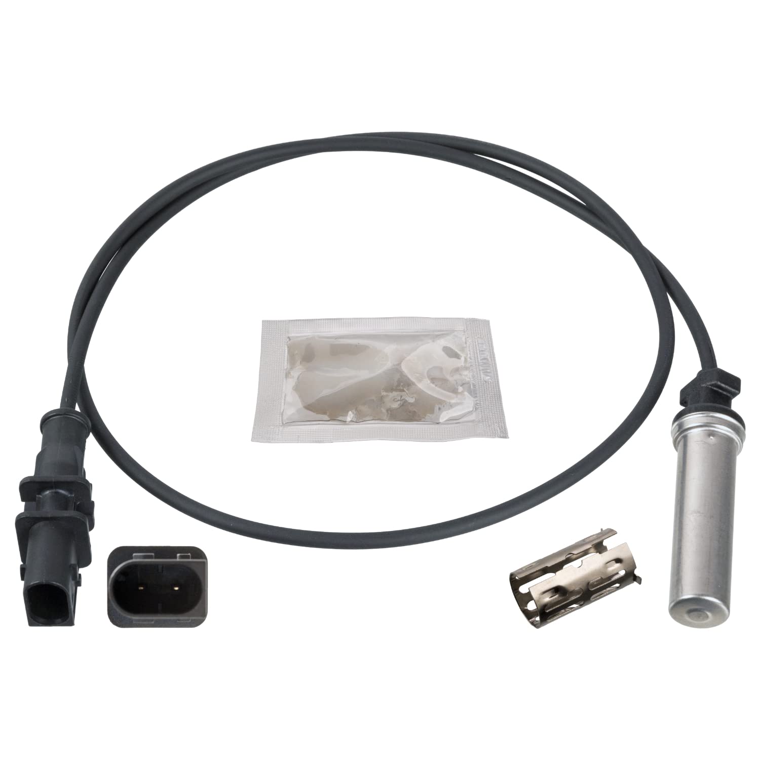 febi bilstein 172414 ABS-Sensor mit Hülse und Fett, 1 Stück