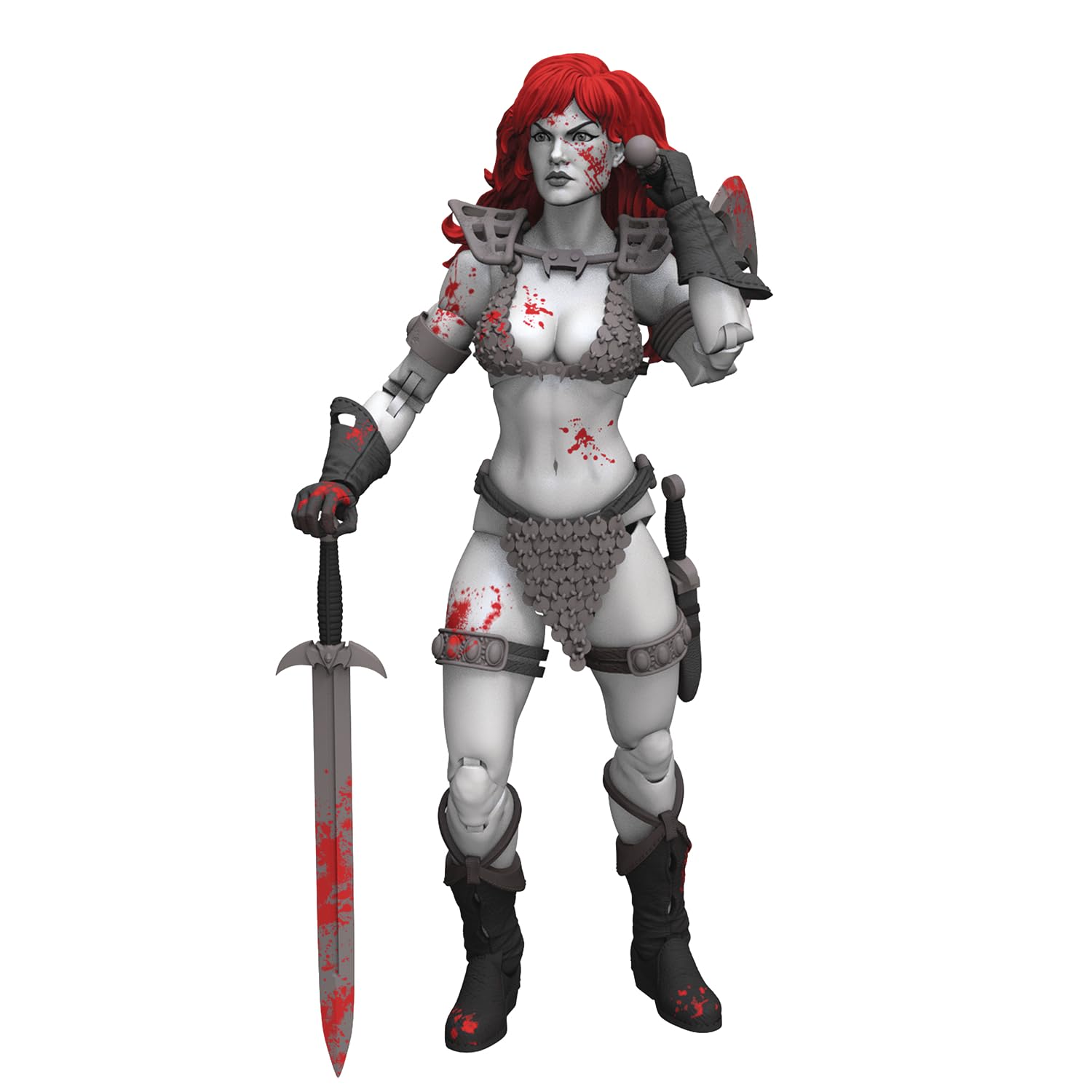 Boss Fight StudioRed Sonja Epic H.A.C.K.S. (Black, White, and Red Version) Previews Exclusive Action Figure