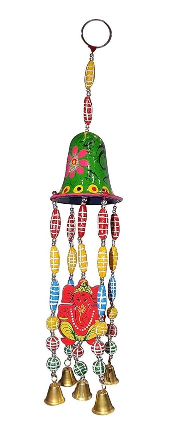 Iyaan Ganesh Door Hangings/Wind Chimes/Feng Shui Items for Balcony with Good Sound Pack of 1