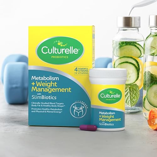 Miniatura 7 de Culturelle Metabolismo + control de peso con cápsulas probióticas SlimBiotics  30 unidades  Ayuda a controlar el peso de forma segura  Promueve un