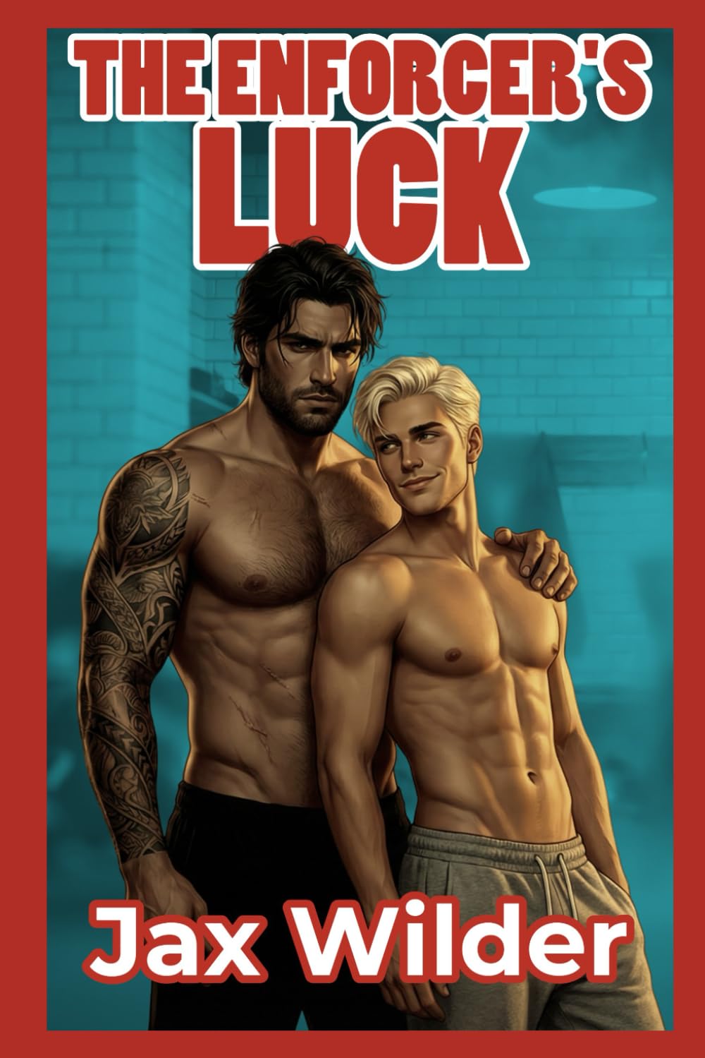 The Enforcer's Luck: One lucky ritual. One secret desire. A friends to lovers M/M hockey romance. (Roughing Majors)