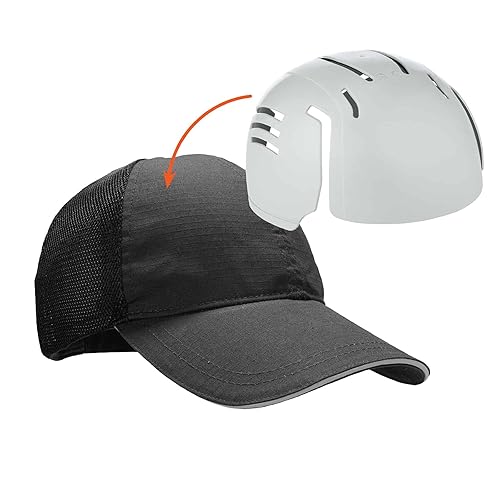 Ergodyne Skullerz 8946 Standard Baseball Cap with Bump Cap Insert,