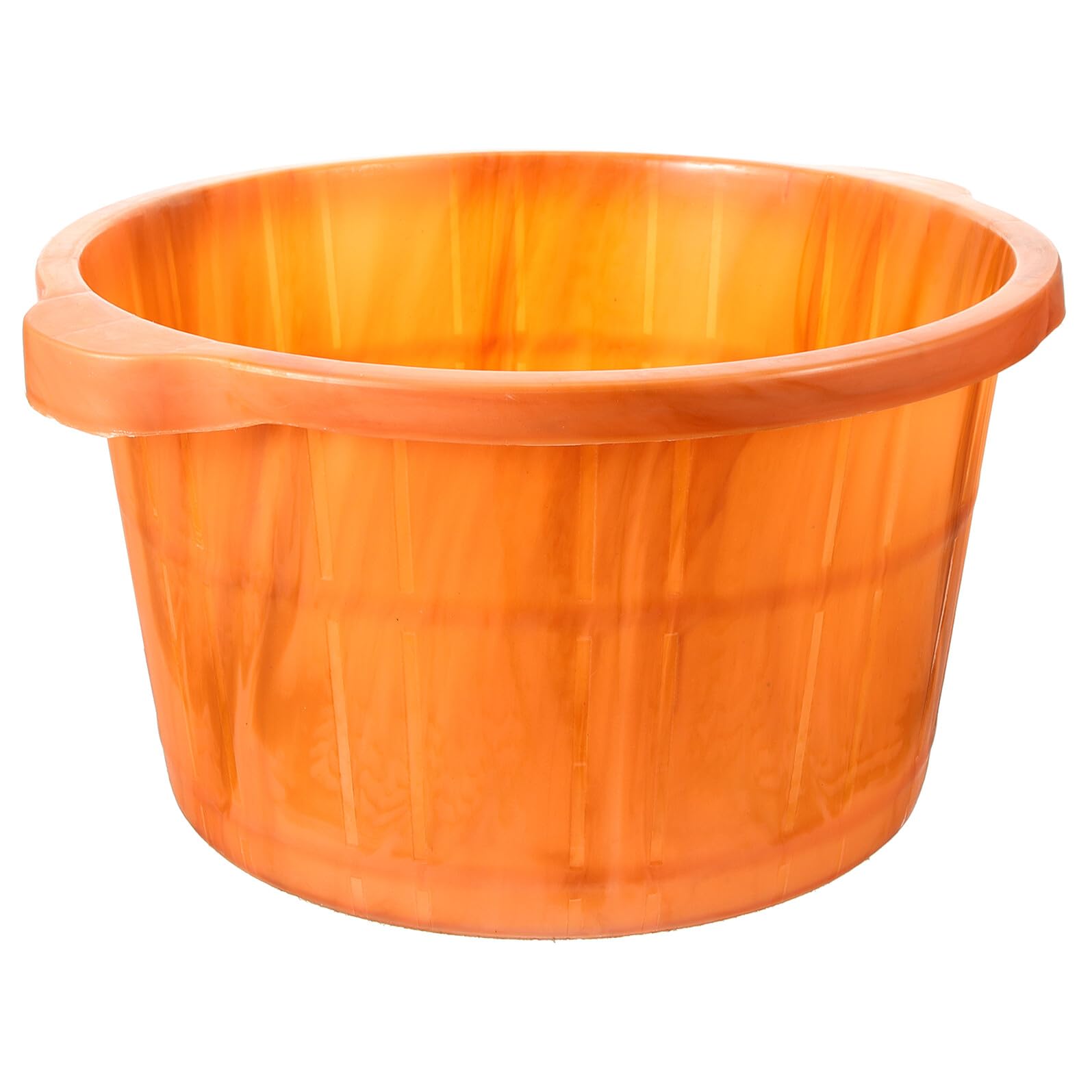 MAGICLULU Vaschetta Pediluvio in Plastica Resistente Effetto Venato Legno, Design Semplice e Delicato, Grande e Riutilizzabile per Bagno dei Piedi a Casa per Donne