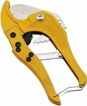 AEE  PVC Boru Kesme Makas     42 mm Metal G vdeli Profesyonel Kesici | Plastik, PPRC, PE, PEX, PVC ve Bo  Kesitli Borular  in El Aleti   Turuncu Ergonomik Sapl
