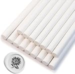 Wax Seal Sticks, Ioggtser 16 Pieces Glue Gun Wax Seal Sticks for Wax Seal Stamp, Sealing Wax Sticks for Making Exquisite Wax Seals for Wedding Invitations, Cards, Envelopes（Pure White）