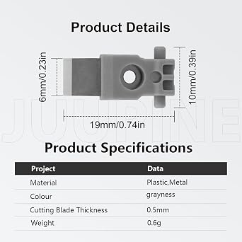 Bambu Lab P2S/P2Sコンボ用金属押出機カッターブレード3個パック。最大300°Cの耐熱性、P2Sノズルの詰まりや印刷不良を防ぎます – Bambu lab P2Sアクセサリー用フィラメントカッターの簡単取り付け