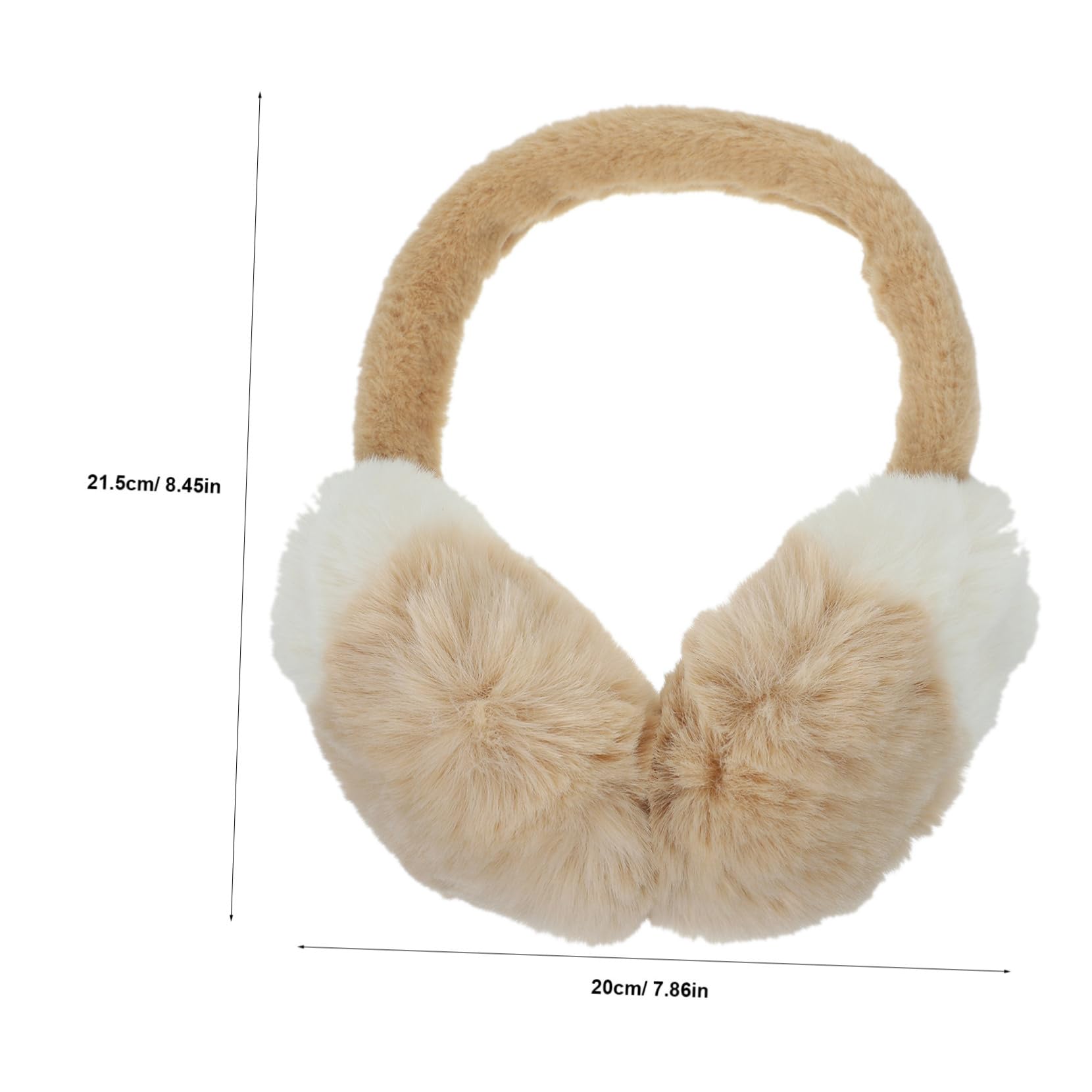 FOMIYES Ski Ear Muffs Women Warm Hat Hoop Faux Fur Windproof Elastic Ear Warmers for Outdoor
