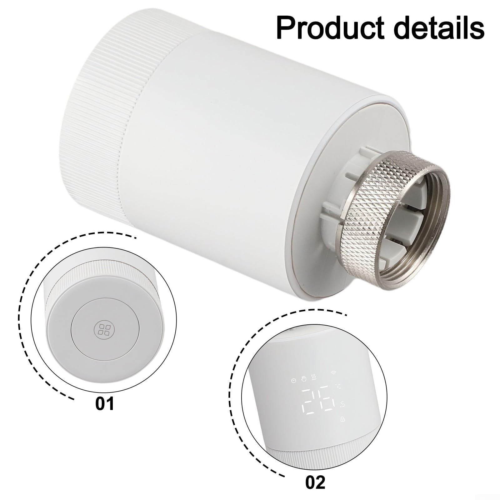 Zigbee TRV Head Smart Heizkörperventil Tuya App