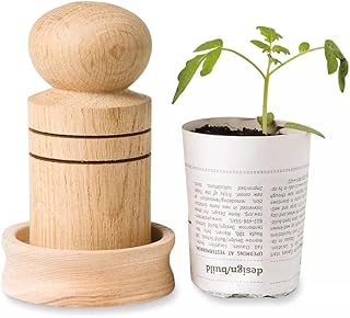 Gardener's Supply Company Paper Pot Maker | Make Biodegradable Eco-Friendly DIY Paper Seed Starting Pots - 1-3/4" Diameter...