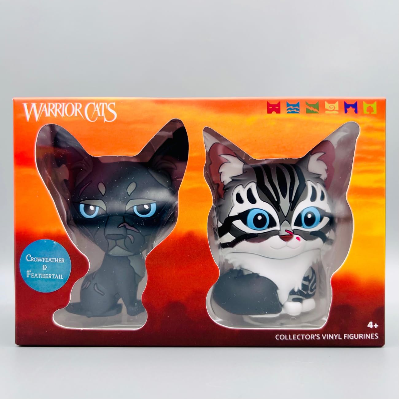 Warrior Cats Collectible 3D Figurines - Crowfeather & Feathertail