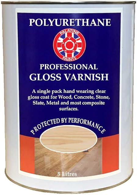 Polyurethane Varnish | 5Lt | Clear Gloss Finish, for Internal use