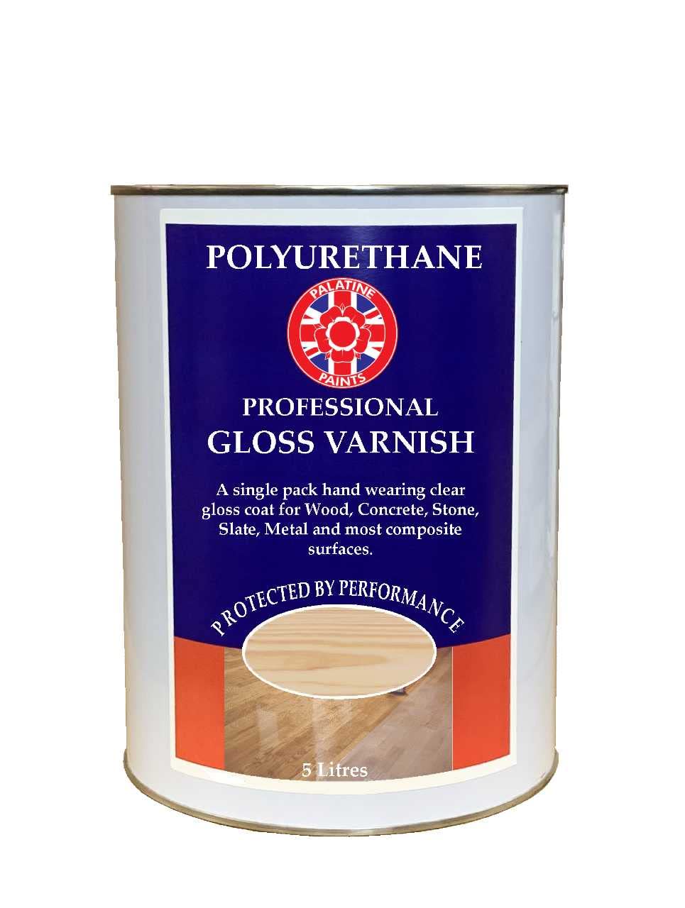 Polyurethane Varnish | 5Lt | Clear Gloss Finish, for Internal use