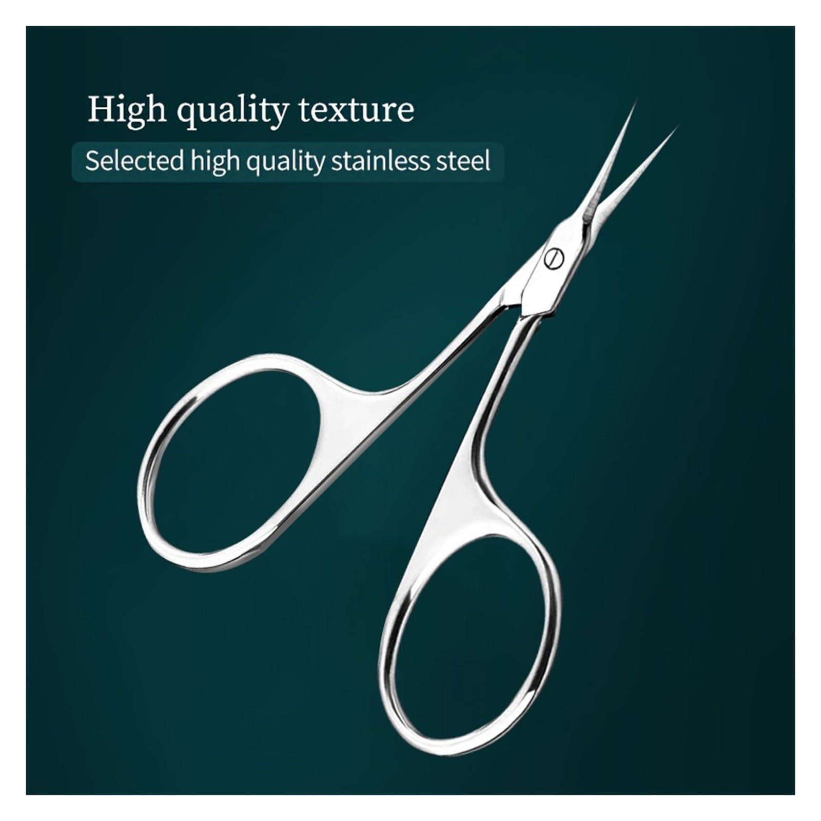 Tijeras Profesionales for cutículas, cortauñas de Acero Inoxidable ultraafiladas for manicura, eliminación de Piel Muerta, Cuidado de uñas, Pinzas y empujador.