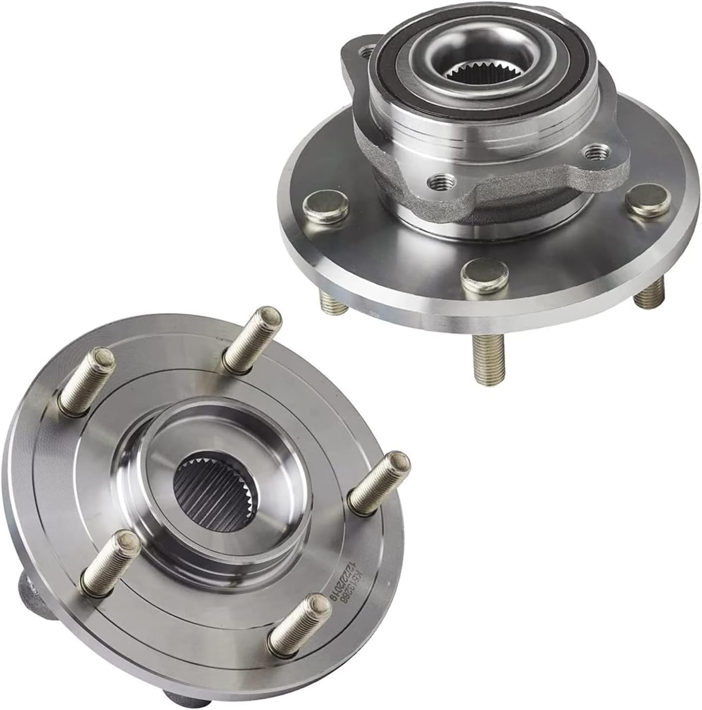 Detroit Axle - Front 10pc Wheel Bearing Hubs Kit for 09-15 Dodge Journey, 2 Wheel Bearing and Hubs 2 Lower Ball Joints 4 Tie Rod Ends 2 Sway Bar Links 2009 2010 2011 2012 2013 2014 2015 Replacement
