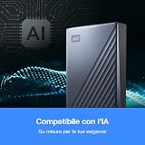 WD 5TB My Passport Ultra, portable external storage, external hard drive, software with defense against ransomware, backup and password protection, Works with PC, Xbox S|X, PS5, PS4, Midnight Blue - 4