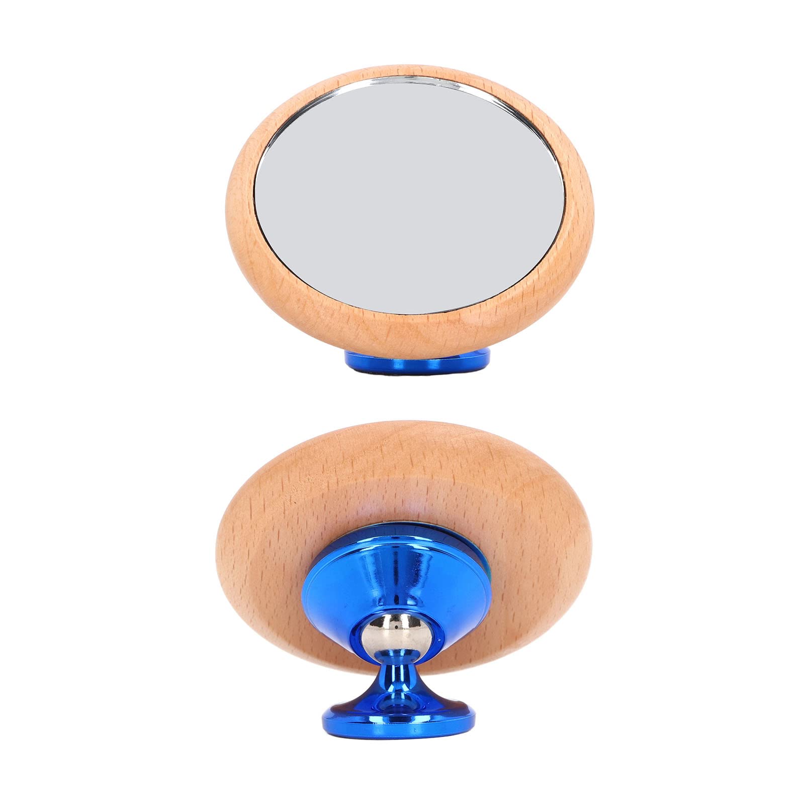 Specchio da caffè, specchio riflettente rotante a 360 gradi. (blu