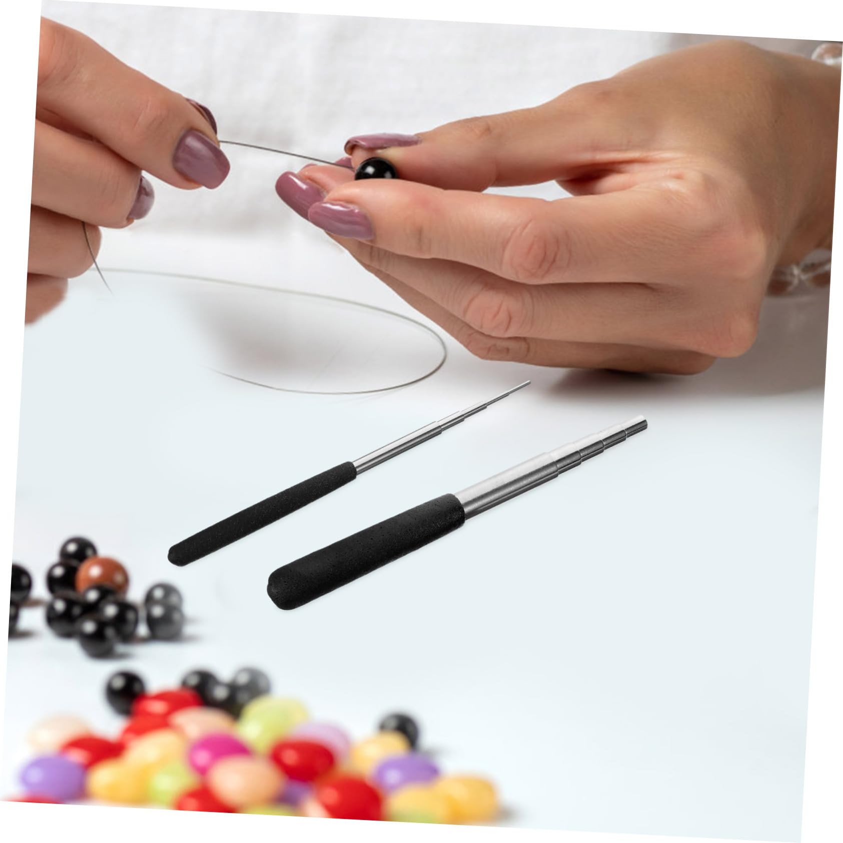 HAPINARY Sturdy Jewelry Making Tool Set Wire Spooling Rod for Ring Making Jewelry DIY Projects