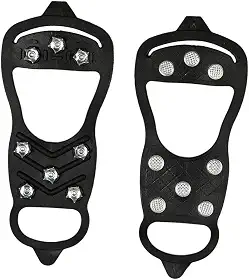 Tração de Caminhada com Grampos de, Grampos de aço E Durável, Botas para Caminhadas No Neve, Montanhês, 8