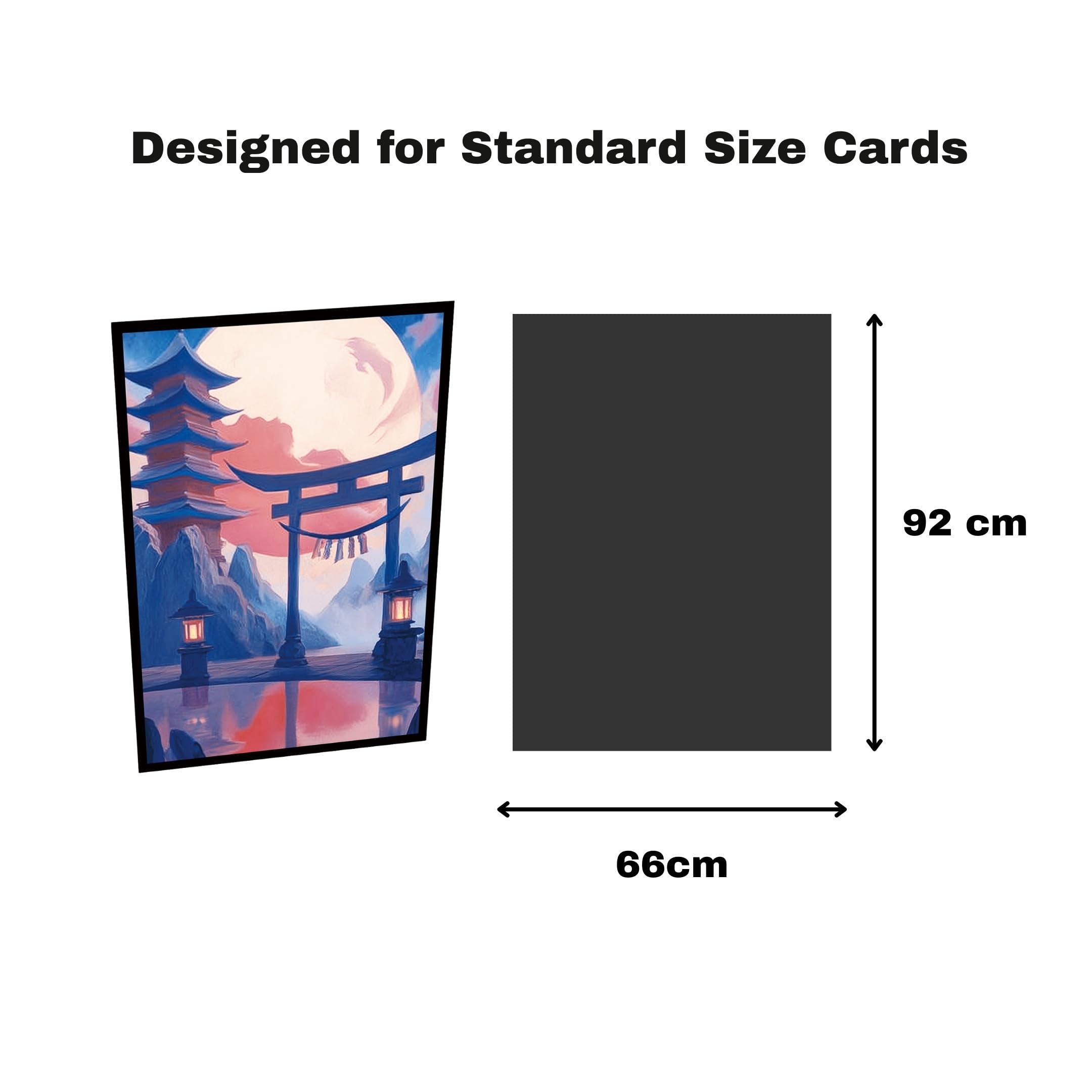 Trading Card Sleeves, 100 Count, Smooth Matte Art Back & Clear Front (66 x 92 mm), Fits Standard Cards, MTG - Image 4