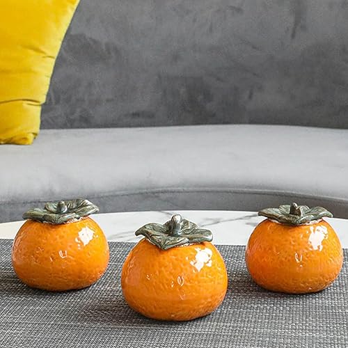 Miniatura 7 de Tarro de almacenamiento de cerámica con forma de fruta, tarro de almacenamiento de alimentos, tarro de galletas, mesa o cocina, decoración de