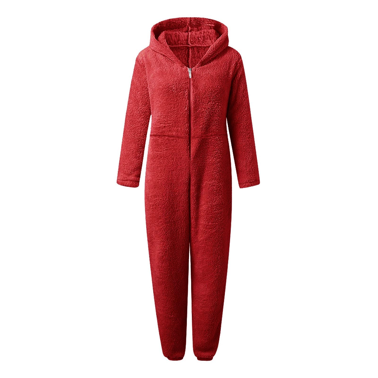 Pigiama Donna Aperto Dietro Pigiami Pile Donna Pigiama Sexy Hot Pajamas Da Casa Tuta Da Pigiama Comodo Pigiama Con Cappuccio Pigiama Intero Con Cappuccio Leggero Pigiama Invernale Taglie Forti