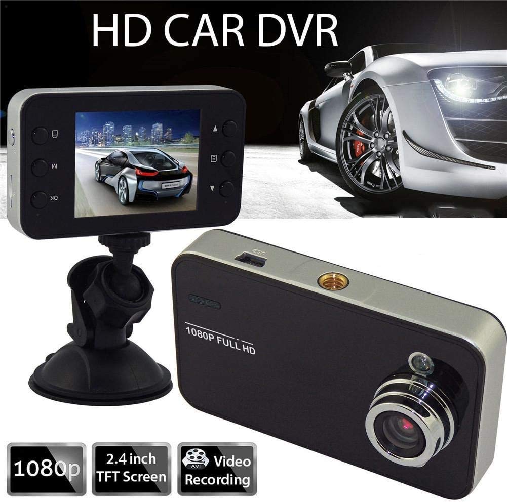 Dash Cam, 720p Pixel Wide Angle Auto Recorder Dashboard Dashboard Fotocamera con angolo largo 170 gradi WDR Loop G-Sensor G-Sensore, Risparmio automatico di file e rilevamento del ciclo di ri