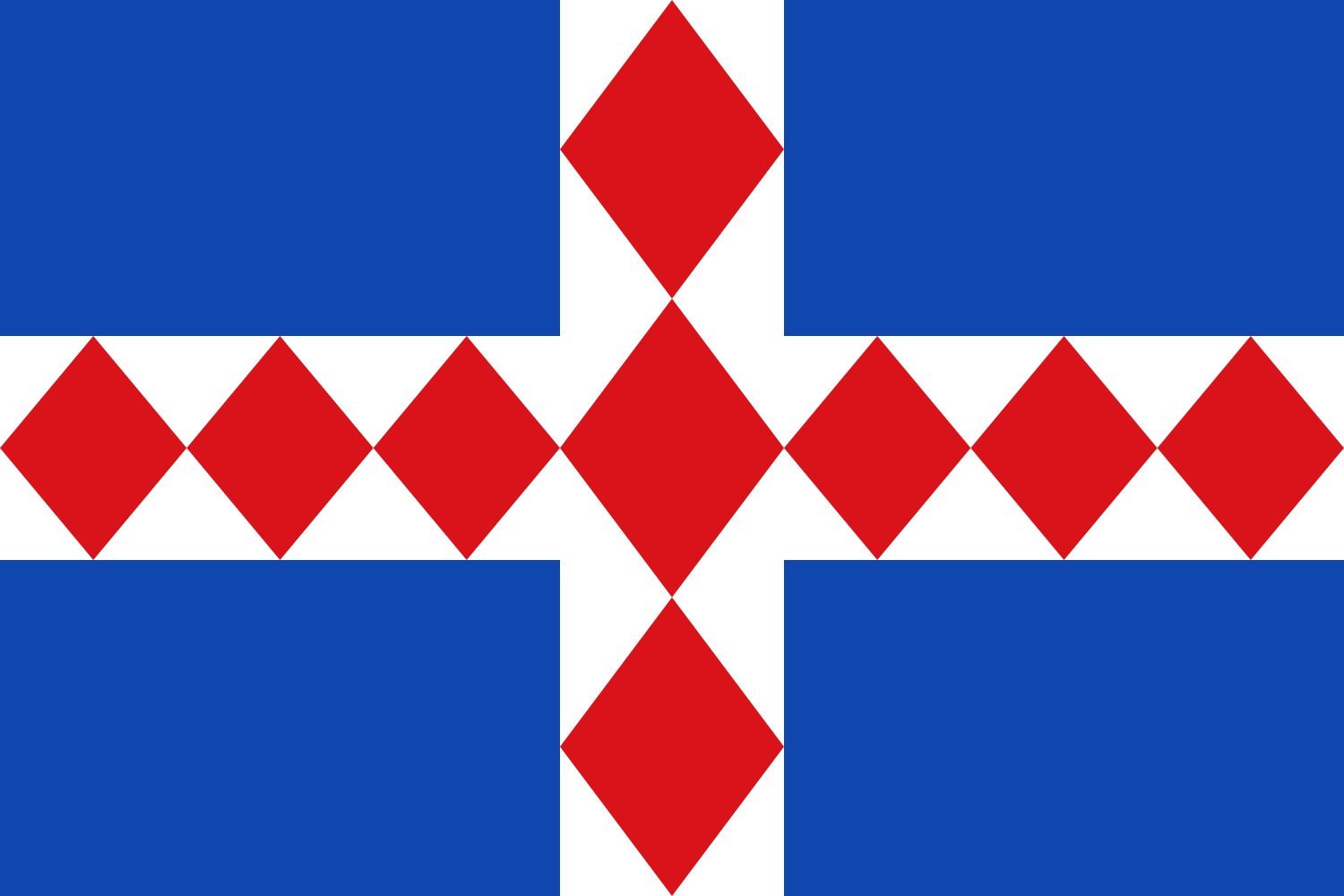 Drapeau Large Roudno Bruntál Czech Republic grand format pour mât extérieure
